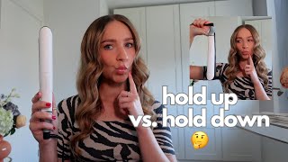 Hold Up Or Hold Down? 2 Ways To Curl With A Flat Iron/Straightener