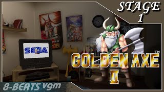 Golden Axe 2 [OST] - Stage 1 (On Relaxing Beats) Study | Chill | Cozzy Room [8-BeatsVGM]