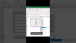 sumifs function in excel