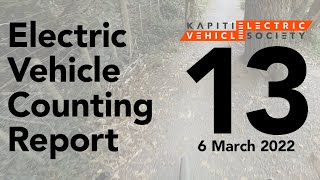 Electric Vehicle Counting Report No.13 - Waikanae, Kāpiti Coast, exploring Waikanae River by bicycle