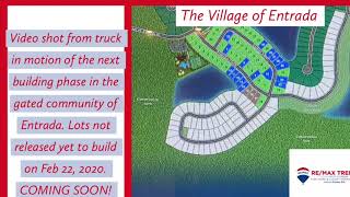 The Village of Entrada Future Homesites video of conservation lots in the next phase of construction