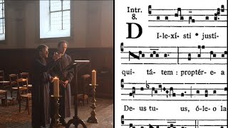 Chant grégorien — Introït "Dilexisti" — École grégorienne