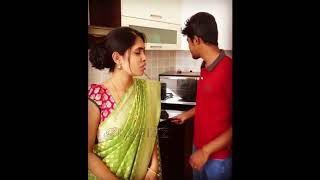 Arun Sanjana Sethupathi Romantic dubsmash Cute Couple Tamil Dubsmash