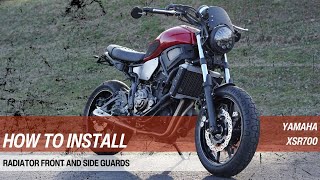 Brogue Moto XSR700 Radiator Front and Side Guards - How to Video