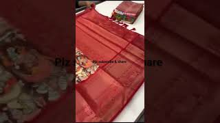 Latest saree banarasi kalamkari silk more designs watsapp 9741341535,clk🔔 #trending,#viral,#ytshorts