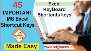 Excel 45 Important keyboard Shortcut Keys in Tamil | Shortcuts made easy