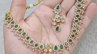 superb collections of one gram gold jewellery 💃💃💃|for orders WhatsApp no 8977508109