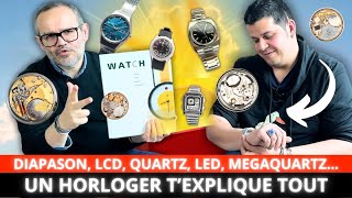 🔵  COMMENT ÇA MARCHE ? Les différents MOUVEMENTS de montres ÉLECTRO-MÉCANIQUES ! (S5E21)