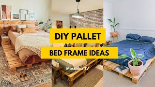 50+ DIY Pallet Bed Frame Ideas EASY & AFFORDABLE