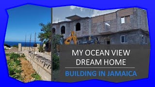 OCEAN VIEW DREAM HOME |BUILDING MY DREAM HOME IN JAMAICA PT 14 |BELTING A HOUSE IN JAMAICA