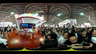 [THETA] Computex 2015 V-Color Girl Dancing Show