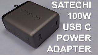 Satechi 100W USB C Power Adapter Review and Test