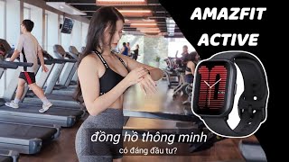 CẢI THIỆN SỨC KHOẺ VÀ HÌNH THỂ CÙNG AMAZFIT ACTIVE | Review | MIMI OFFICIAL