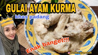 Gulai AYAM kurma, khas padang rasanya enak  - Masakan sederhana sehari hari - masakan rumahan