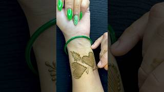 Heart mehndi trick with comb 😍 || #love #tricks #trending