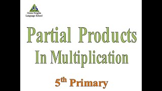 Using the Partial Products Model to Multiply