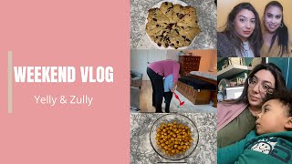 WEEKEND VLOG | Shopping, GRWM, Making healthy snacks, Eating out | Yelly&Zully