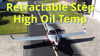 Lancair 4P - High Oil Temps In Route to St. Louis and Retractable Step Now It Works, Daytona ATC