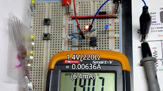 LDR Brightness Controlled Op Amp Comparator LM358 Light Dependent Resistor