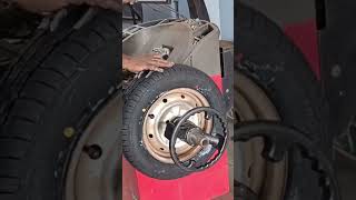 Wheel Balancing #cartyre #car #tyrebalancing #wheelalignment #carmaintenance #cartyrereplacing