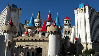 Walking around Las Vegas’s Casinos: #excaliburlasvegas #lasvegashotels #luxor #mandalaybaylasvegas