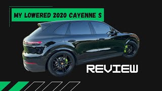 My Lowered 2020 Porsche Cayenne S - Very Cheap Mod!!