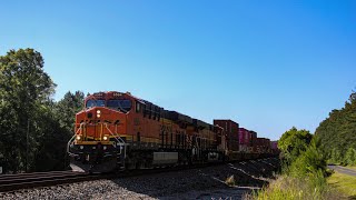 NS 243 with BNSF & NS 18D at Carlisle on the W line