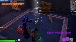 Midas Has Returned to Fortnite?! Rise of Midas Missions