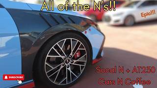 Every (US) Hyundai N Car! @SoCalNClub & @at230carsandcoffee6's Cars N Coffee