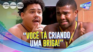 LUCAS DIZ QUE DAVI CRIA SITUAÇÕES PARA BRIGAR E DEFENDE BEATRIZ EM DISCUSSÃO! 💥 | MESACAST BBB