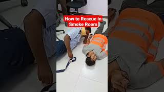 How to Rescue in Smoke । Rescue exercise in Smoke।