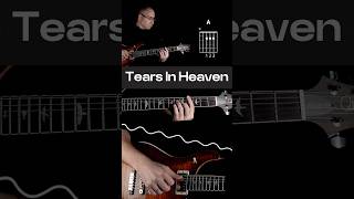 Eric Clapton, tears in heaven cover, lesson with chords #electricguitar #guitarlesson #guitar