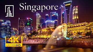 Singapore 4K Video Ultra HD 60 FPS  Drone Video