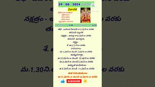 Today Panchangam 29.08.24 #shorts #ytshorts2024 #ekadashi  #todaypanchangam #trending