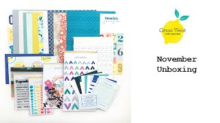 Citrus Twist Kits November Unboxing