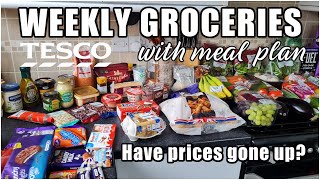 WEEKLY GROCERIES | TESCO SHOP | FAMILY FOOD SHOP UK | MEAL PLAN |