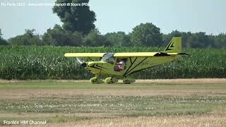 ICP Savannah S (I-D442) landing and take off at Fly Party 2022