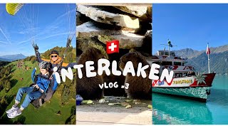 Interlaken🪂, Switzerland🇨🇭| Paragliding / Harder Kulm / Lake Brienz / Giessbach Falls