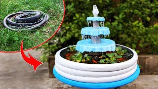 How to Make Amazing AQUARIUM FOUNTAIN Using BICYCLE TIRES