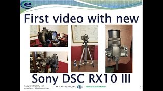 New Sony Cyber Shot DSC RX10 Camera