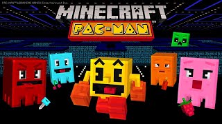 Let's Play Pac-Man by Gamemode One Bedrock Map Review