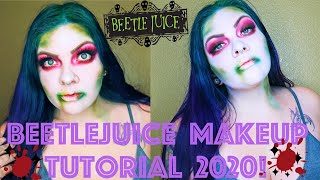 Beetlejuice Halloween Makeup Tutorial! 2020