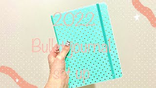 2022 bullet journal set up || Plan with me!