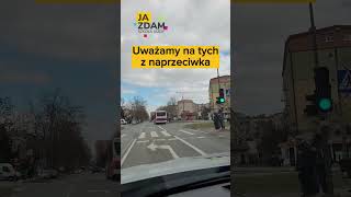 Bydgoszcz - skręt w lewo POWSTAŃCÓW | LELEWELA #egzaminnaprawojazdy