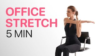 5 MIN OFFICE STRETCHING| STRETCH BREAK| STRESS RELIEF| FITNY APP