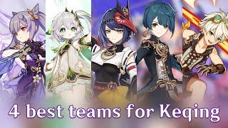 Best Keqing teams Showcase