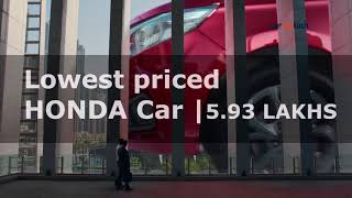 Lowest priced Honda Car