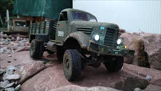 ZIL 150 goes Truck Trial Part 2.RC Oldtimer Truck.ЗИЛ 150 идет Truck Trial Part 2.RC Oldtimer Truck.