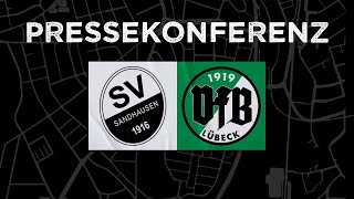 🔴 RE-LIVE: Pressekonferenz vor dem Spiel SV Sandhausen - VfB Lübeck