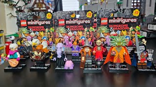 The Best Lego Minifigure Line Yet! Unboxing & Reviewing Every Lego Dungeons & Dragons Figures!